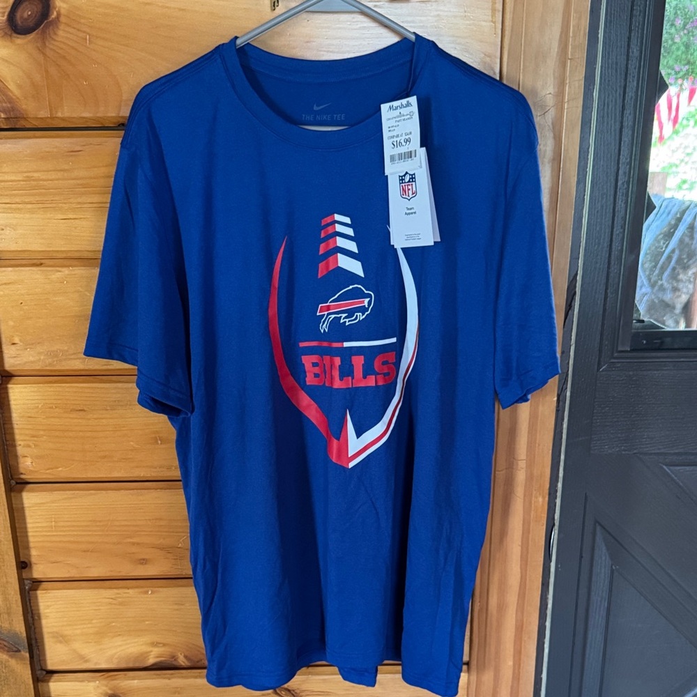 Nike Blue Buffalo Bills Men's Short Sleeve Tee